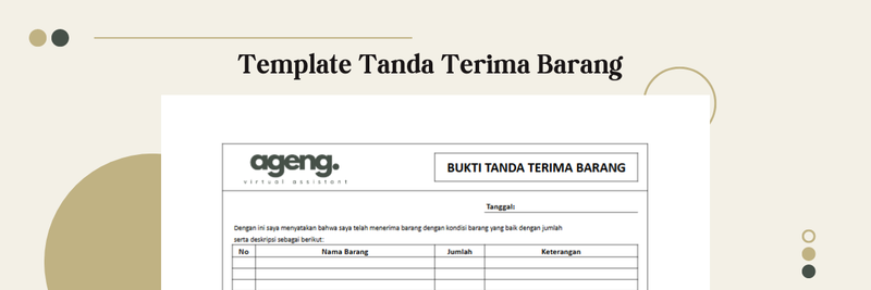 Highlight image for [Template] Simple Tanda Terima Barang