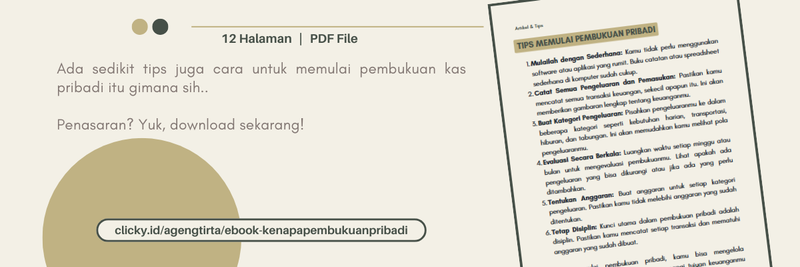 Highlight image for [e-Book] Kenapa Harus Melakukan Pembukuan Pribadi?