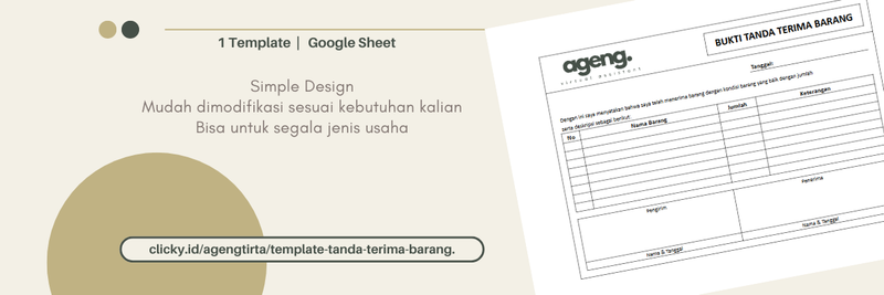 Highlight image for [Template] Simple Tanda Terima Barang