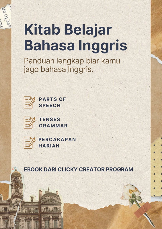 Highlight image 1 for [eBook] Kitab Belajar Bahasa Inggris