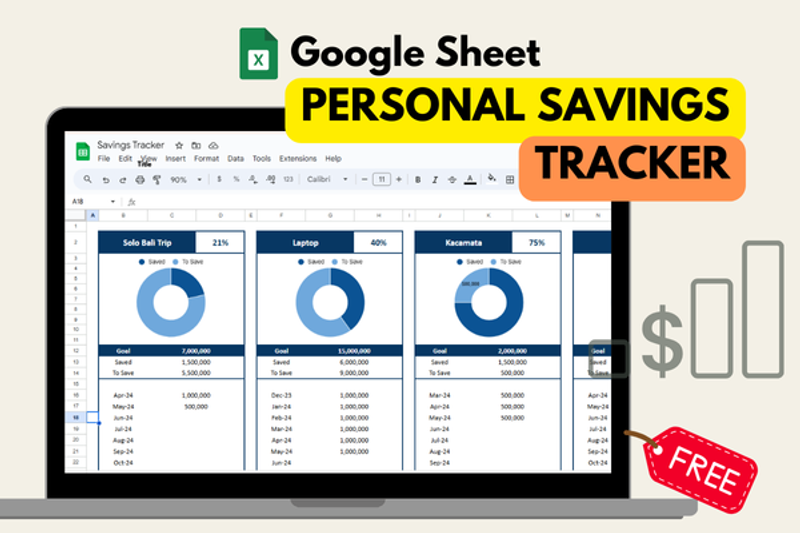 Highlight image 1 for [Template] Personal Savings Tracker