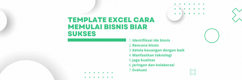 Highlight image 1 for Template Excel Cara Memulai Bisnis Biar Sukses