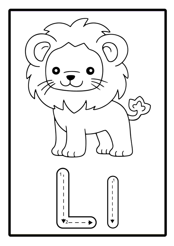 Highlight image for Coloring Book Animal Alphabet
