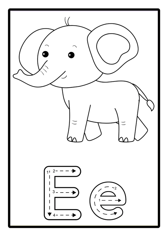 Highlight image for Coloring Book Animal Alphabet