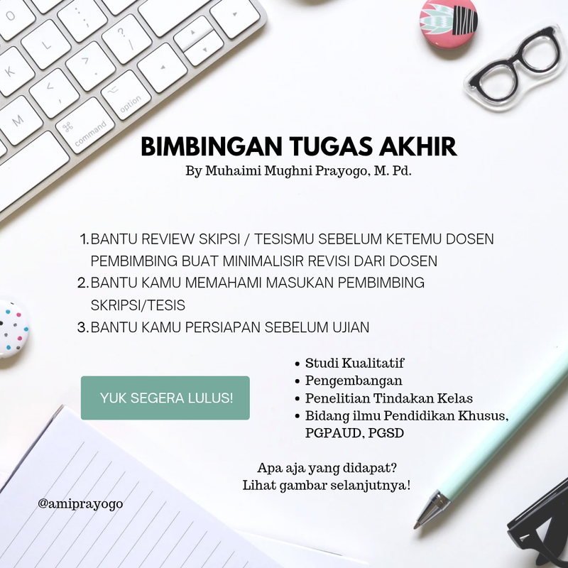 Highlight image for Bimbingan Skripsi/Tesis (No ghost writer)