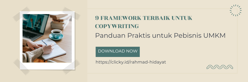 Highlight image 1 for Ubah Kata Menjadi Uang: Raih Penjualan Maksimal dengan 9 Framework Copywriting Jitu!