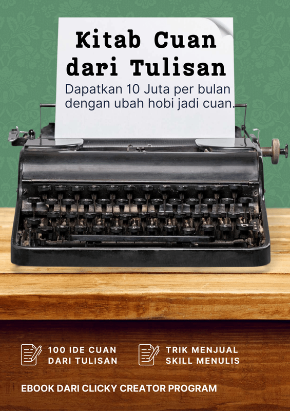 Highlight image for Ebook cuan dari tulisan