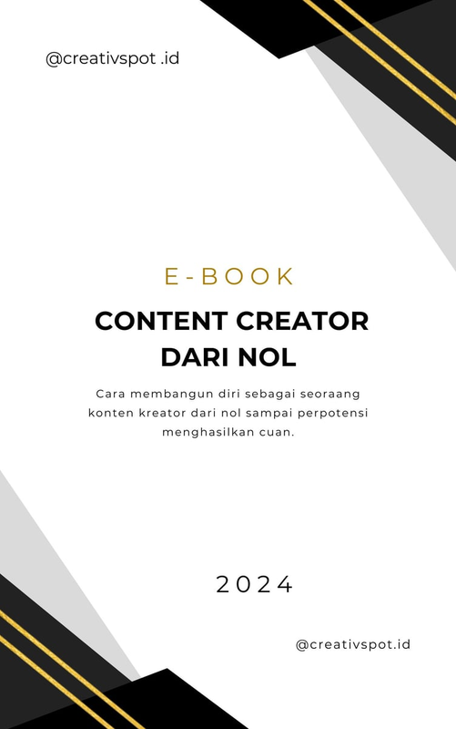 Highlight image for EBOOK- CONTENT CREATOR DARI NOL- Guide by Creativspot!