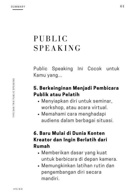 Highlight image for [GRATIS] E-book Tips dan Trik Public Speaking Dari NOL sampai JAGO!