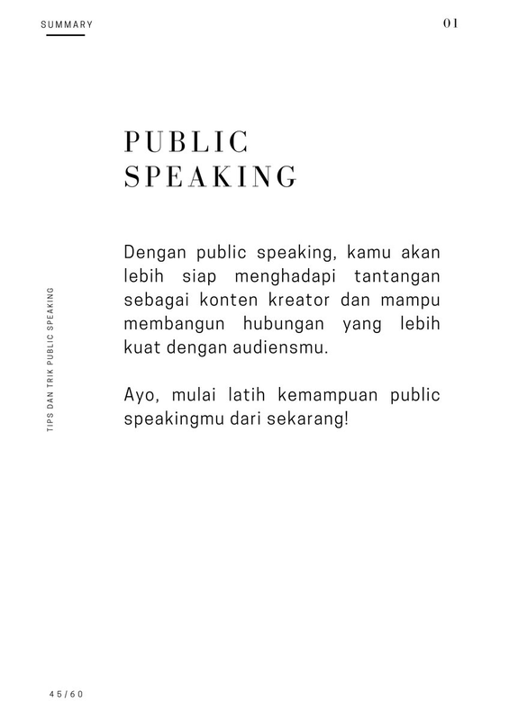 Highlight image for [GRATIS] E-book Tips dan Trik Public Speaking Dari NOL sampai JAGO!