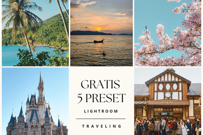 Highlight image 1 for [GRATIS] 5 Preset Lightroom untuk Traveling