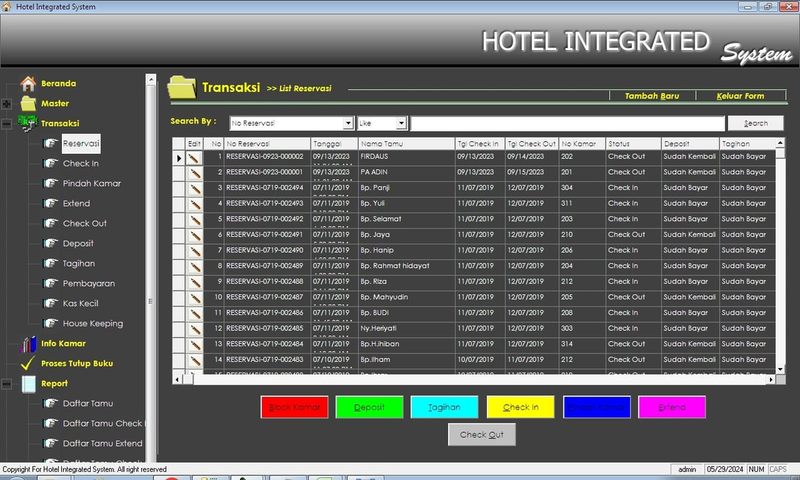 Highlight image for Hotel Integrated System Sourcecode