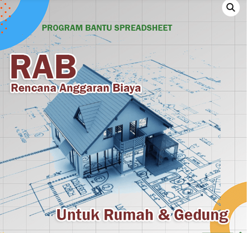 Highlight image 1 for Sheet Analisa Rencana Anggaran Biaya untuk Bangunan Gedung dan Rumah