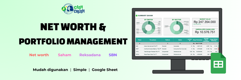 Highlight image 1 for Net Worth & Portfolio Management | Google Sheet