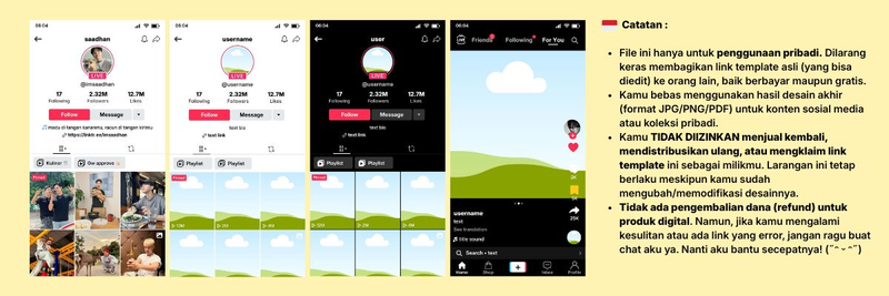 Highlight image 1 for Tiktok Canva Templates for AU or Fanfiction