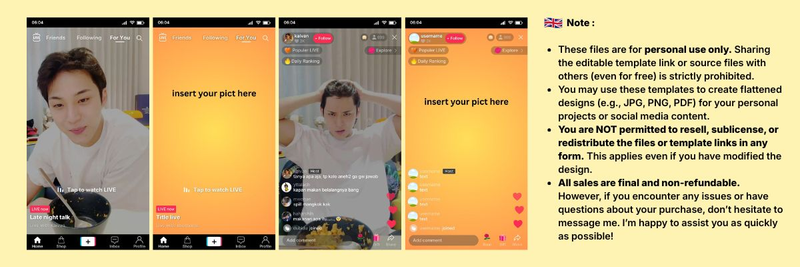 Highlight image 2 for Tiktok Canva Templates for AU or Fanfiction