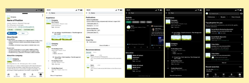 Highlight image for Linkedin Canva Templates for AU or Fanfiction