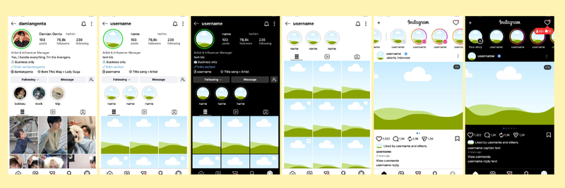 Highlight image for Instagram Canva Templates for AU or Fanfiction 