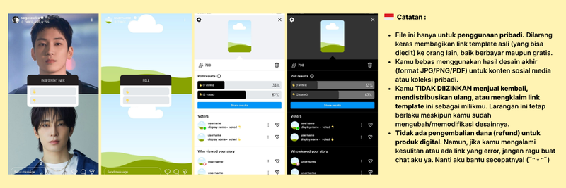 Highlight image for Instagram Canva Templates for AU or Fanfiction 