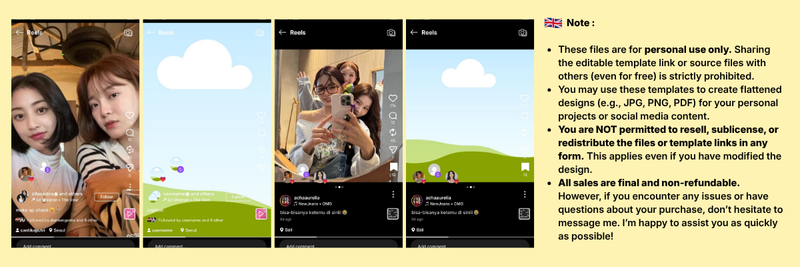 Highlight image for Instagram Canva Templates for AU or Fanfiction 