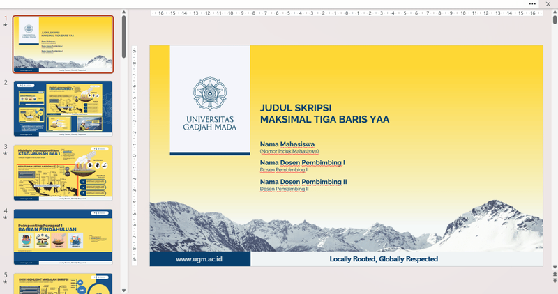 Highlight image 1 for [PROMO] Kelas Desain PPT UGM KEREN, Raih nilai A!!