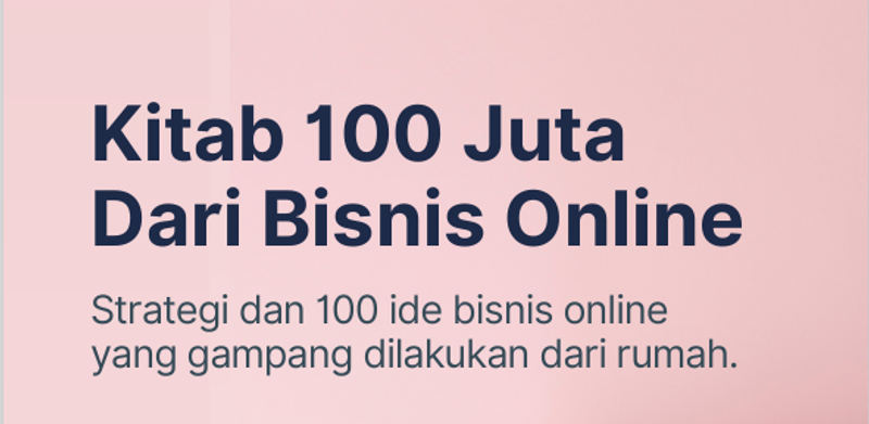 Highlight image for KITAB 100 JUTA DARI BISNIS ONLINE