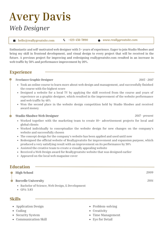 Highlight image for [FREE] 7 Template CV ATS