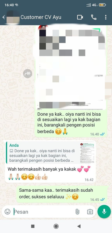 Highlight image for [EXCLUSIVE] Jasa Pembuatan CV Professional 
