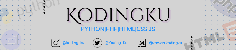 KodingKu profile background