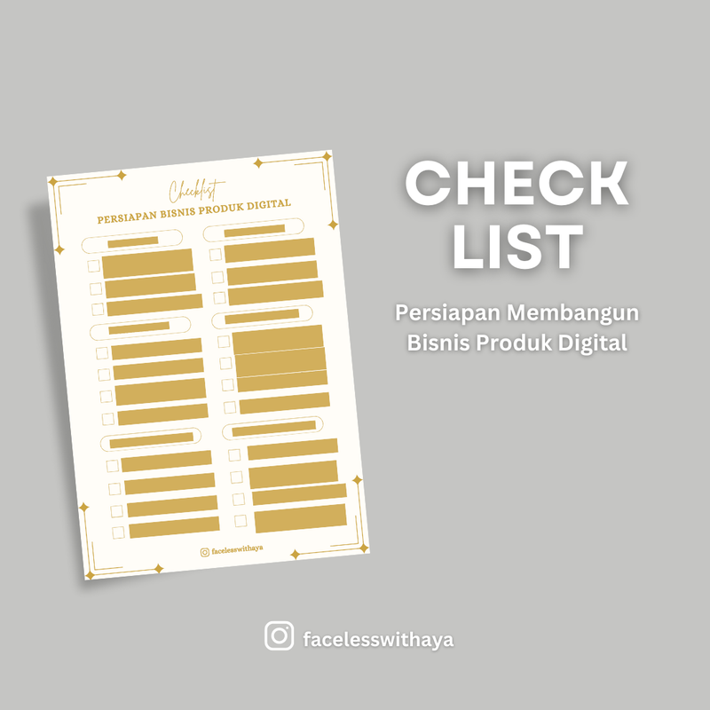 Highlight image for Checklist Persiapan Bisnis Produk Digital