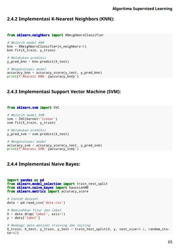 Highlight image 6 for Fundamental Machine Leaning:Panduan Lengkap untuk Pemula