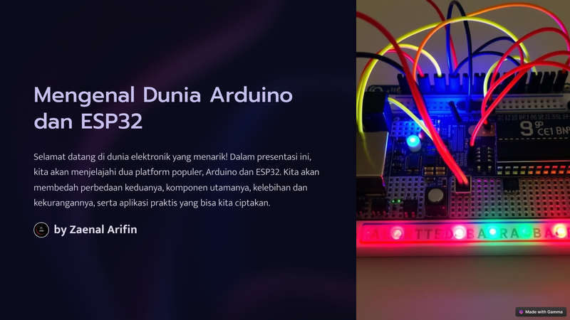 Highlight image for Presentasi mengenal arduino & esp32