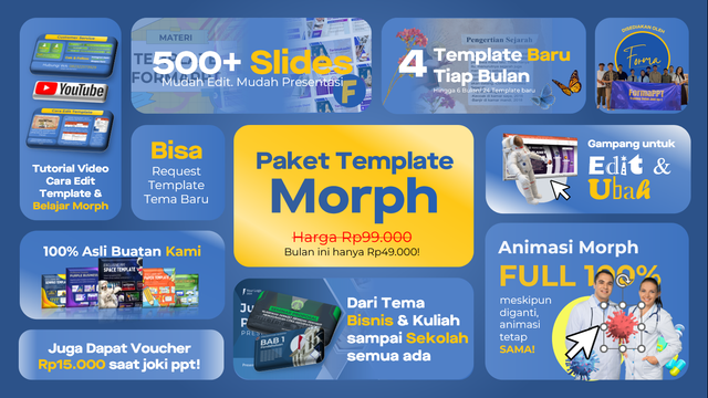 Image for Paket Template [FormatPPT] Harga 15.000