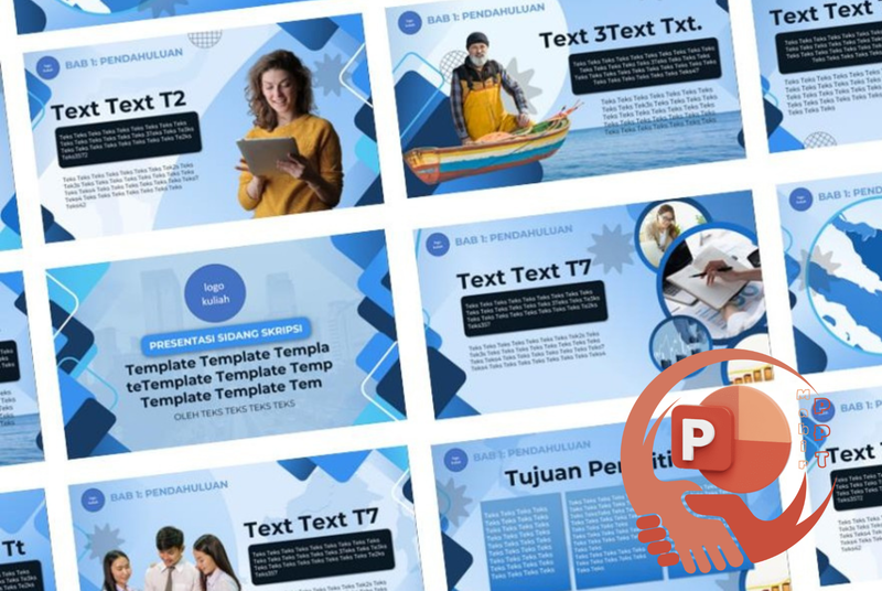 Highlight image for 002 Template PPT Morgh