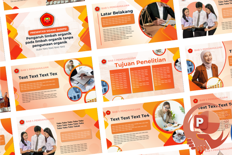 Highlight image for 003 Template PPT Morgh 