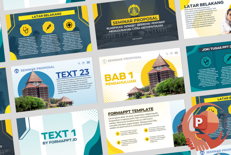 Highlight image for 004 Template PPT Morgh  