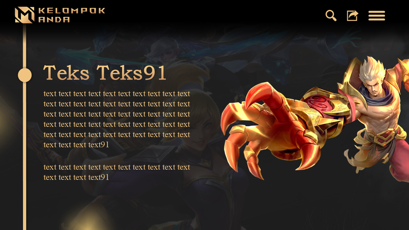 Highlight image for 005 Template PPT Morgh Tema Mobile Legend 