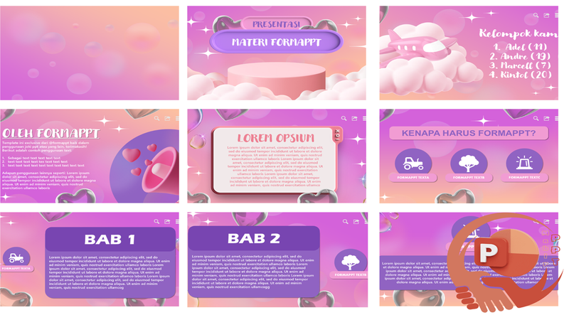 Highlight image for 007 Template PPT Morgh  