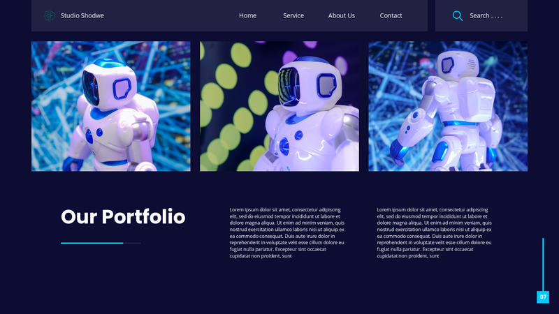 Highlight image 8 for 002.Template PPT Morph AI