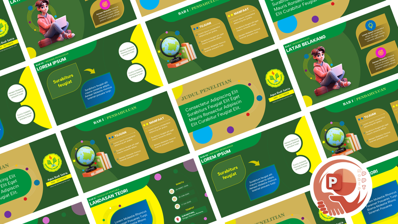 Highlight image 1 for 017.Template PPT Sempro Murah  