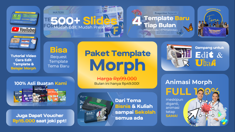 Highlight image for Paket Template Powerpoint (FormatPPT) Termurah (15K)