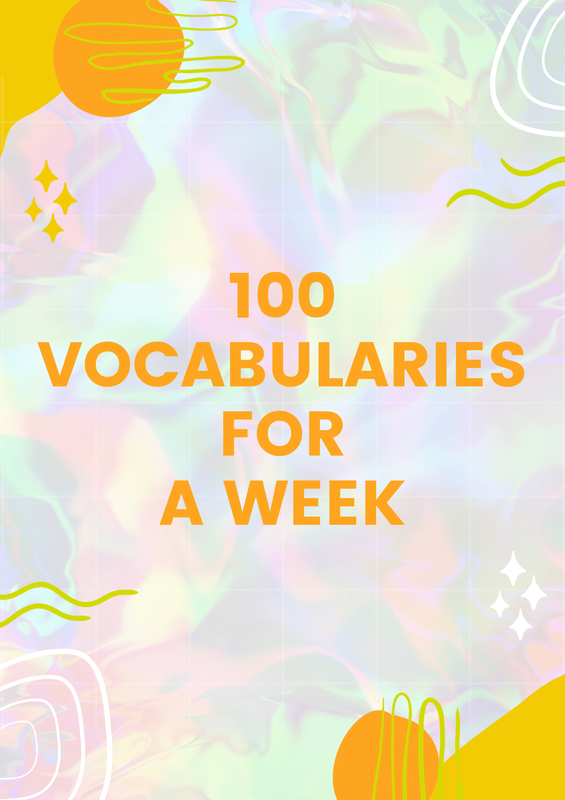Highlight image for [FREE] 100 Vocabularies for 7 and 14 days