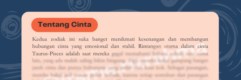 Highlight image 2 for Kecocokan Couple Taurus dan Pisces