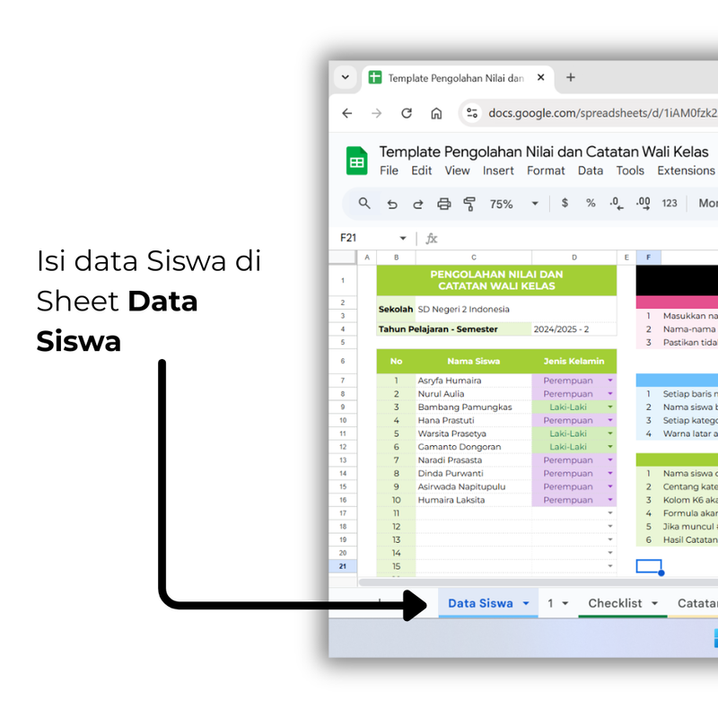 Highlight image for Template Pengolahan Nilai dan Catatan Wali Kelas