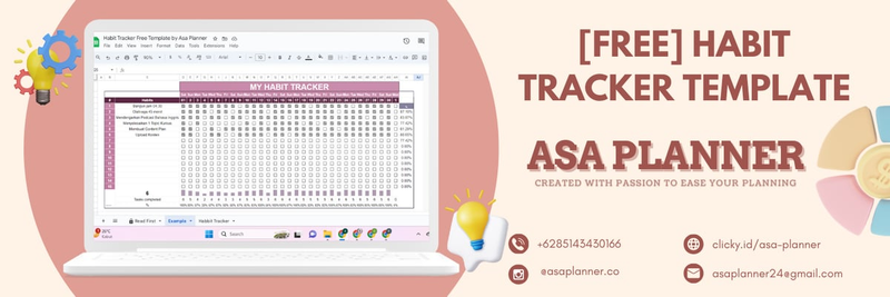 Highlight image 1 for [Free] Habit Tracker Template