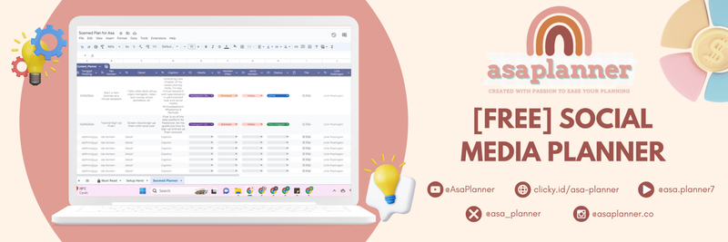Highlight image for [Free] Template Social Media Planner 