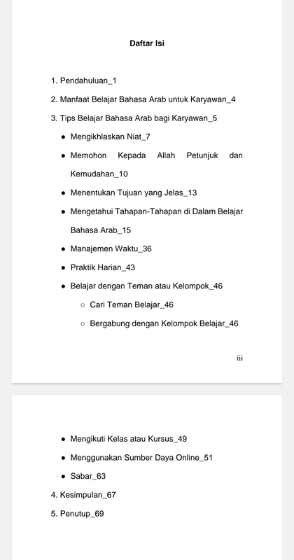 Highlight image for Ebook Kunci Sukses Belajar Bahasa Arab Bagi Karyawan