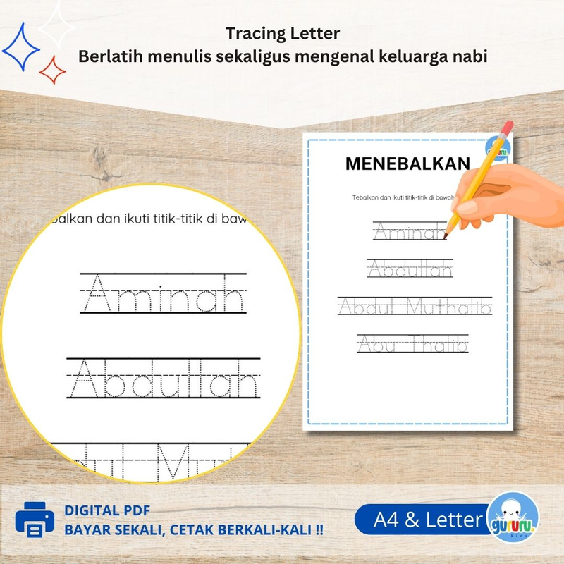 Highlight image for Printable Maulid Nabi -eBook Worksheet Anak Usia 2-8 Tahun 