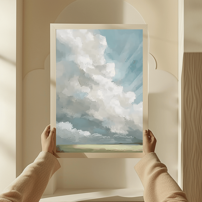 Highlight image 1 for ART PRINT SKY FREE - WALL DECOR - AESTHETIC ART PRINT