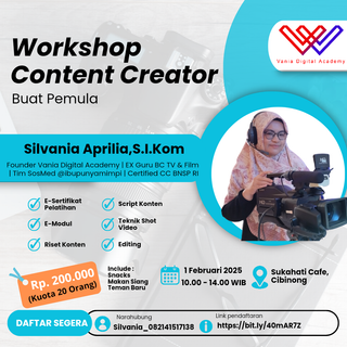 image for Workshop Content Creator buat pemula button